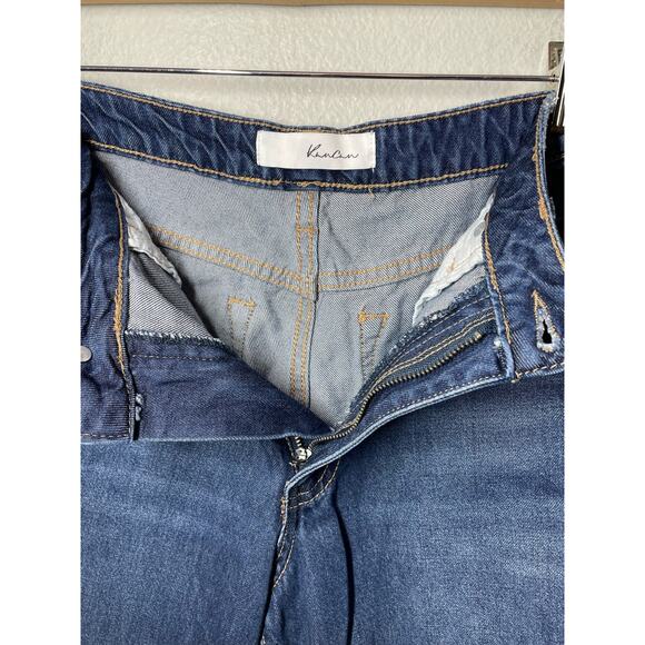 KanCan Estilo Distressed Ripped Knee Jeans sz 27 Womens Blue KC7825D - Picture 3 of 6